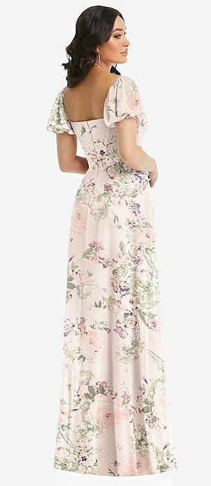 Garden dreams blush outlet lace tiered maxi dress