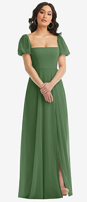 Vineyard green bridesmaid clearance dress