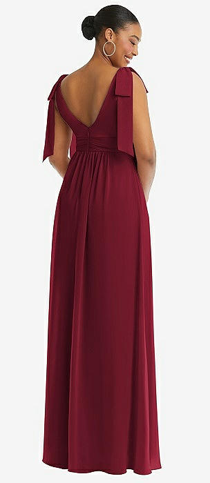 Tfnc burgundy bridesmaid on sale dress