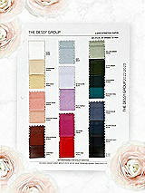 Front View Thumbnail - SS22 Luxe Stretch Satin Master Swatch Palette
