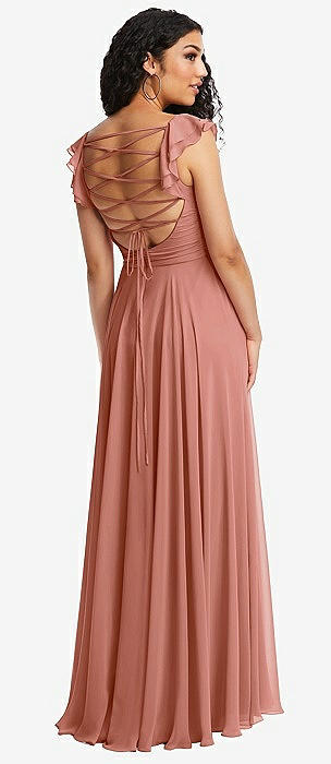 Waverly Wrap Dress, Dusty Blush