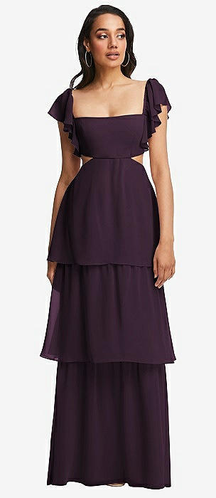 Eggplant color bridesmaid outlet dresses