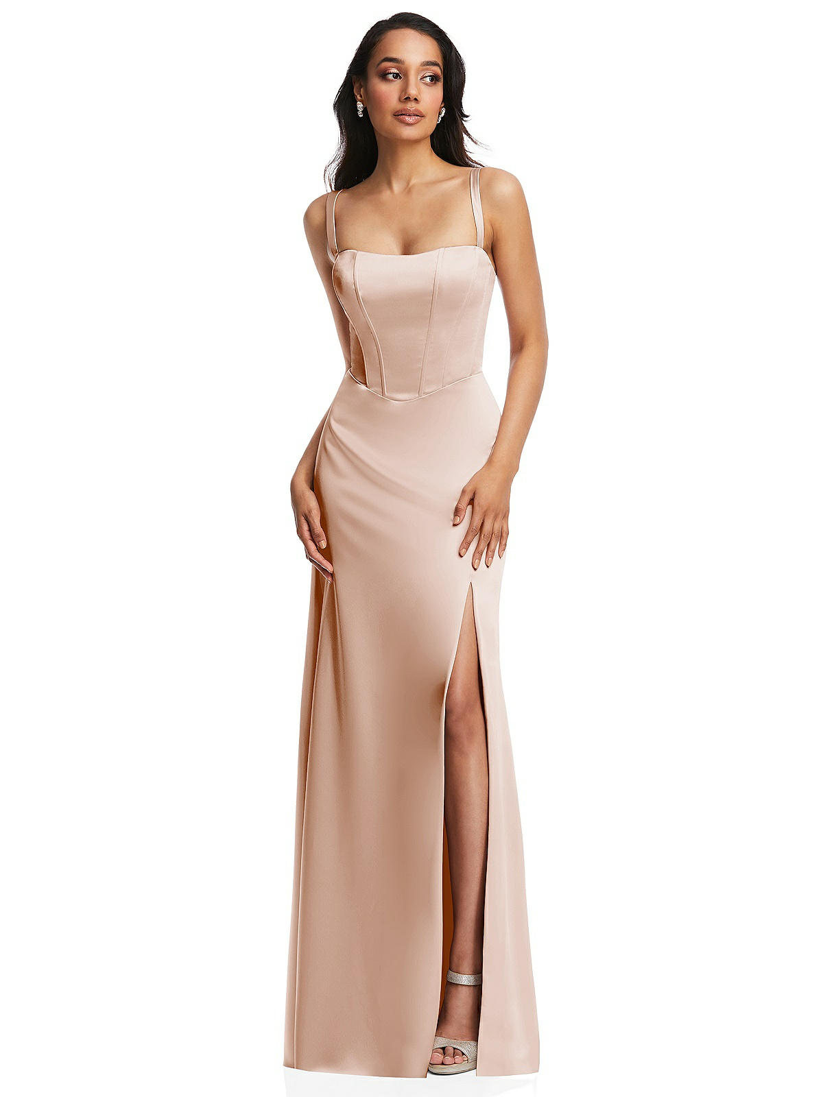 Maya sleeveless sequin bodice maxi dress 2024 with cutout and bow back detail