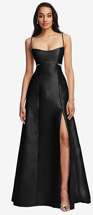 Buy Black Satin Midi Bodycon Dress With Front Buttons and Wide Bishop  Sleeves, Silk Satin Black Midi Dress, Wedding Guest Dress Online in India -  Etsy