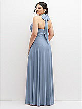 Rear View Thumbnail - Cloudy Chiffon Convertible Maxi Dress with Multi-Way Tie Straps