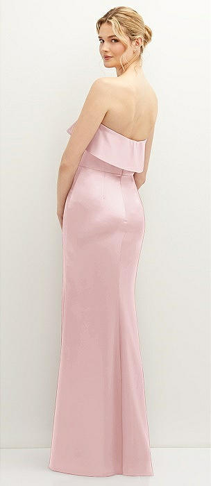 Pink Spaghetti Strap Bridesmaid Dresses