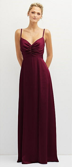 Red Formal Strapless High Slit off the Shoulder Sweetheart Neckline Lo –  KesleyBoutique