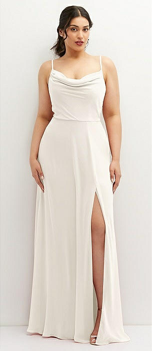 Ivory Lux Chiffon Bridesmaid Dresses