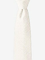 Front View Thumbnail - Ivory Dupioni Boy's 14" Zip Necktie by After Six