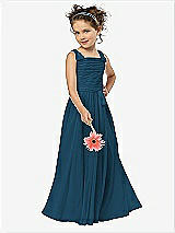 Front View Thumbnail - Atlantic Blue Flower Girl Style FL4033