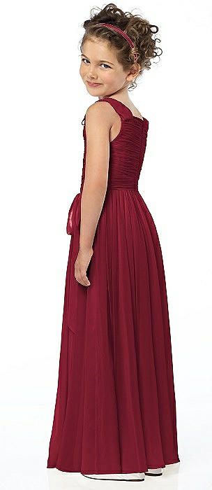 Burgundy childrens outlet bridesmaid dresses