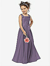 Front View Thumbnail - Lavender Flower Girl Style FL4033