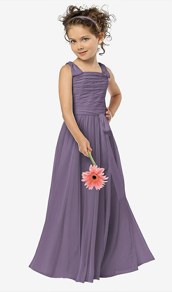 Front View - Lavender Flower Girl Style FL4033