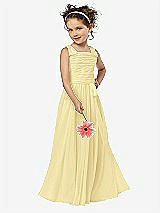 Front View Thumbnail - Pale Yellow Flower Girl Style FL4033
