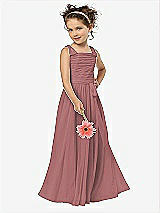 Front View Thumbnail - Rosewood Flower Girl Style FL4033