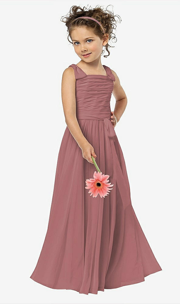 Front View - Rosewood Flower Girl Style FL4033