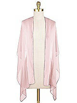 Front View Thumbnail - Ballet Pink Lux Chiffon Stole