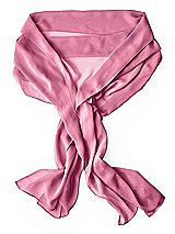 Rear View Thumbnail - Orchid Pink Lux Chiffon Stole