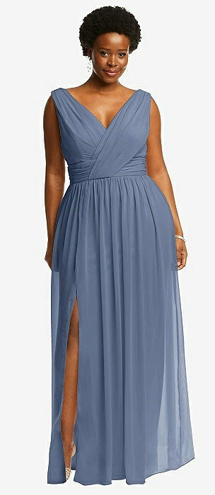 Dessy Larkspur Blue Bridesmaid Dresses