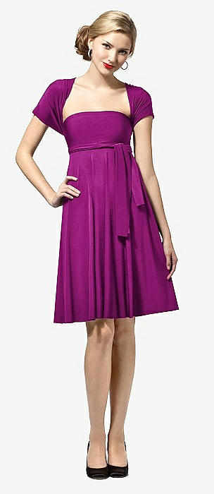 Persian Plum Chiffon Bridesmaid Dresses