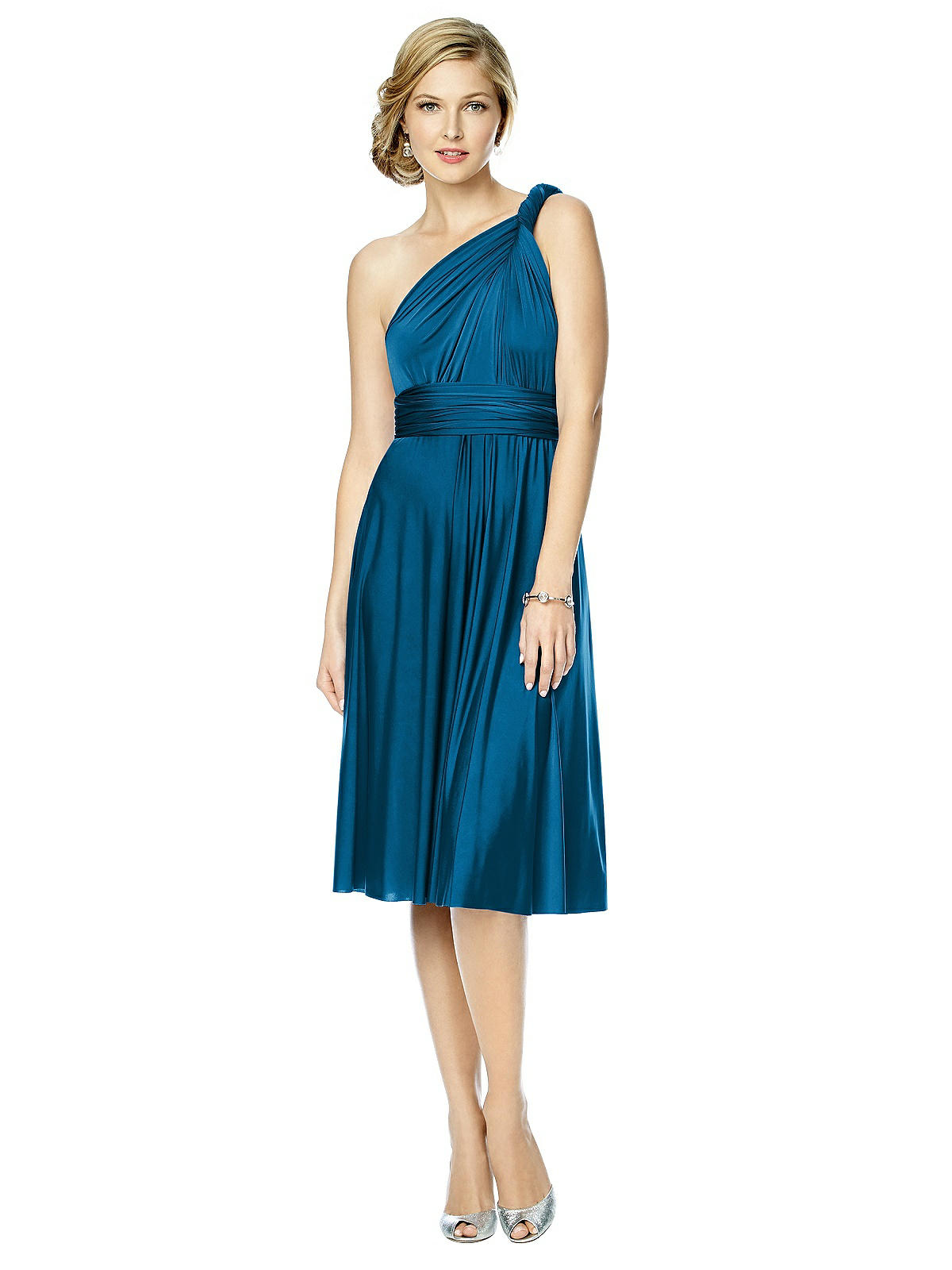 One shoulder hotsell multiway dress