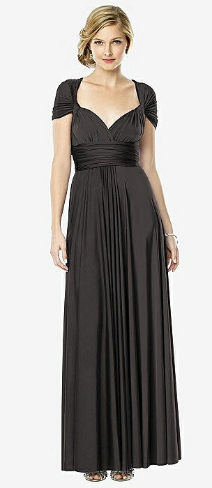 Graphite hot sale bridesmaid dresses