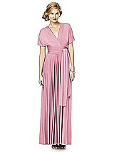 Alt View 1 Thumbnail - Sea Pink Twist Wrap Convertible Maxi Dress