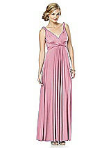 Alt View 3 Thumbnail - Sea Pink Twist Wrap Convertible Maxi Dress