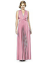 Alt View 5 Thumbnail - Sea Pink Twist Wrap Convertible Maxi Dress