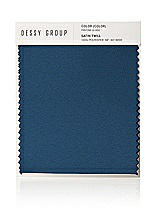 Front View Thumbnail - Dusk Blue Satin Twill Swatch