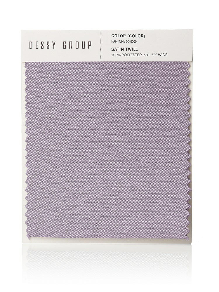 Front View - Lilac Haze Satin Twill Swatch