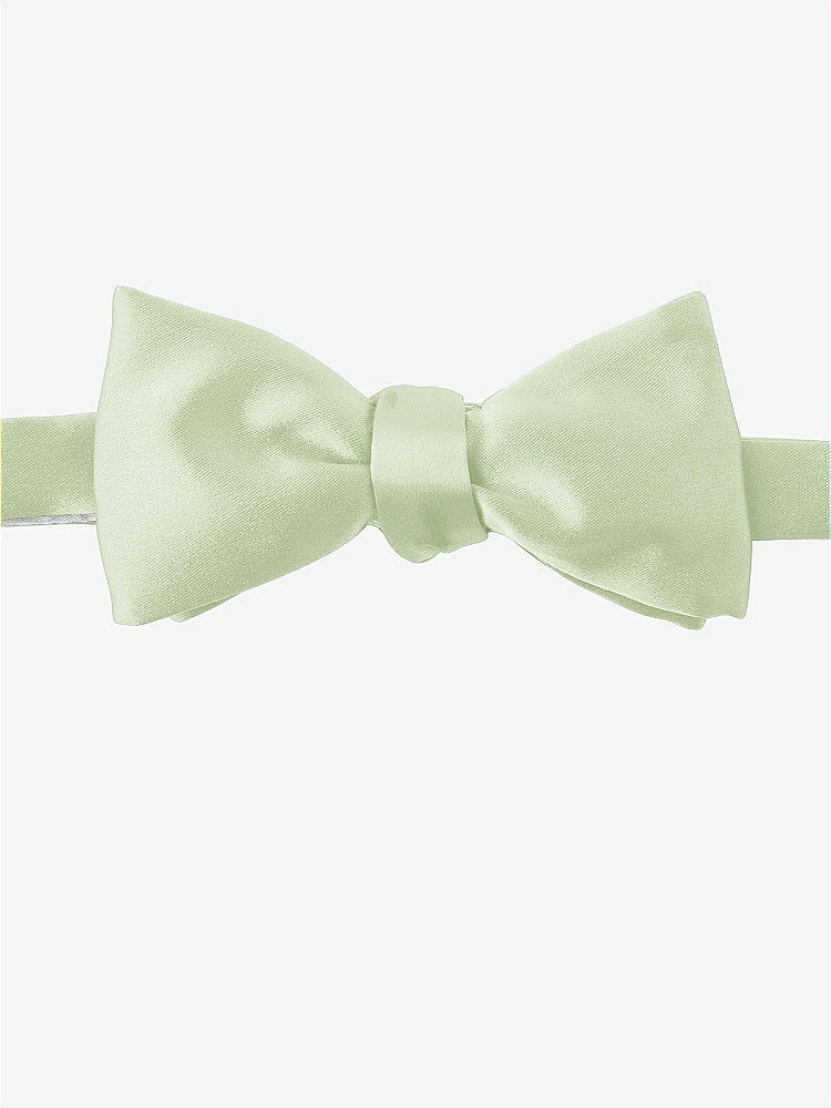 Front View - Limeade Matte Satin Bow Ties by After Six