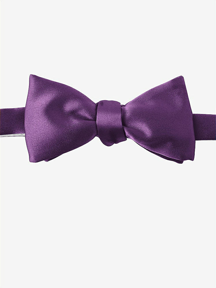 Front View - African Violet Matte Satin Bow Ties by After Six