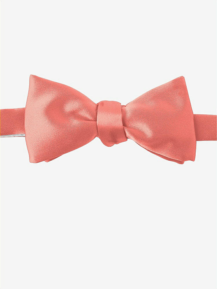 Front View - Ginger Matte Satin Bow Ties by After Six