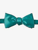 Front View Thumbnail - Jade Matte Satin Bow Ties by After Six