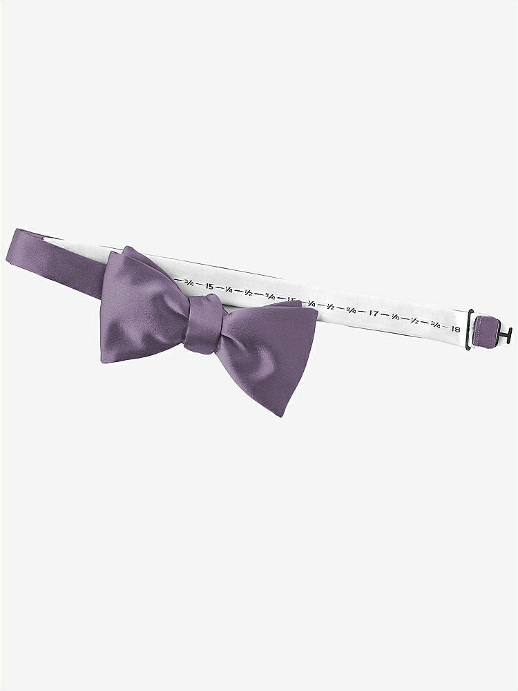 Back View - Lavender Matte Satin Bow Ties by After Six