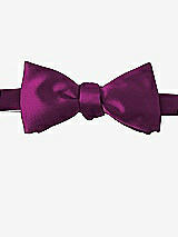 Front View Thumbnail - Wild Berry Matte Satin Bow Ties by After Six