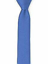 Front View Thumbnail - Cornflower Matte Satin Narrow Ties by After Six