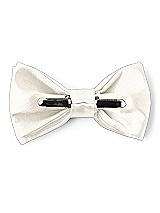 Rear View Thumbnail - Ivory Matte Satin Boy's Clip Bow Tie by After Six