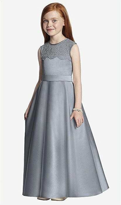 Silver junior sales bridesmaid dresses