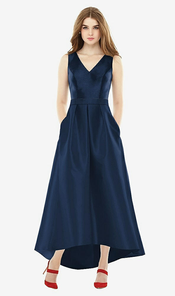 Navy bridesmaid clearance dresses knee length