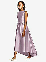 Front View Thumbnail - Suede Rose Dessy Collection Junior Bridesmaid JR534