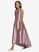 Front View Thumbnail - Dusty Rose Dessy Collection Junior Bridesmaid JR534