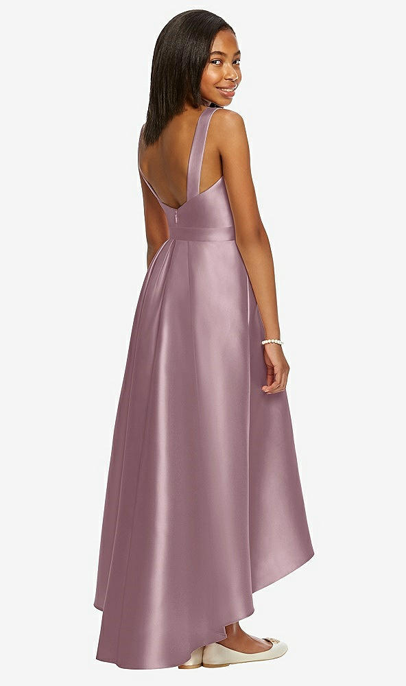 Back View - Dusty Rose Dessy Collection Junior Bridesmaid JR534