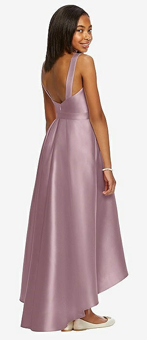 Junior bridesmaid 2024 dresses mauve