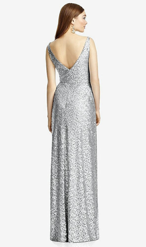 Back View - Silver Studio Design Bridesmaid Dress 4508