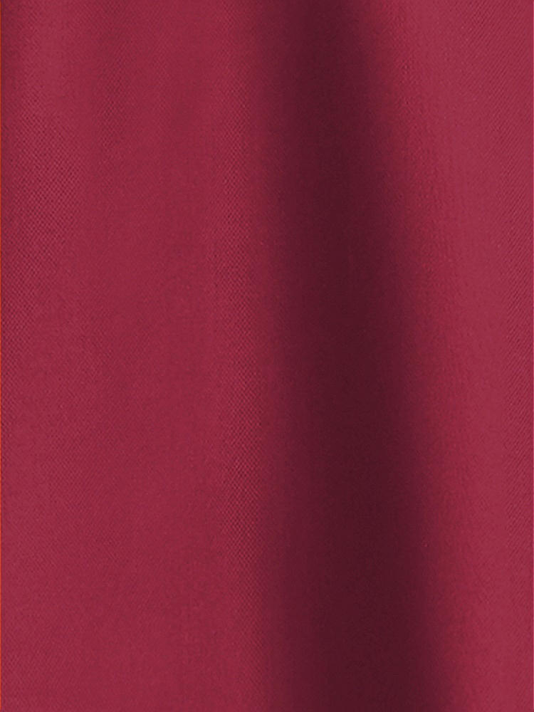 Front View - Claret Organdy Fabric by the Yard