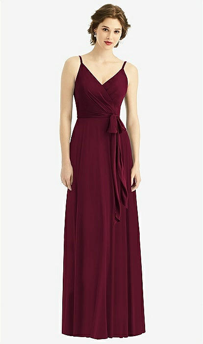 Draped wrap hot sale dress