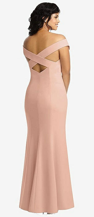 Forever new sara off clearance shoulder gown