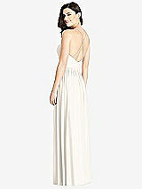 Rear View Thumbnail - Ivory Criss Cross Strap Backless Maxi Dress